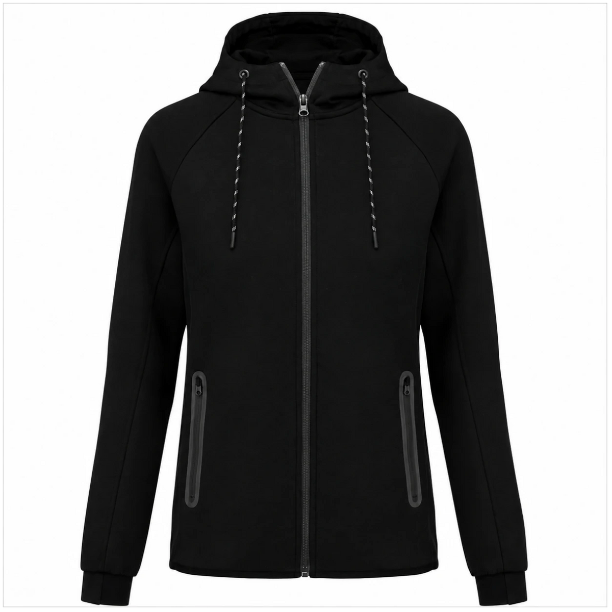 Damen Trainerjacke " Trainer " Schwarz