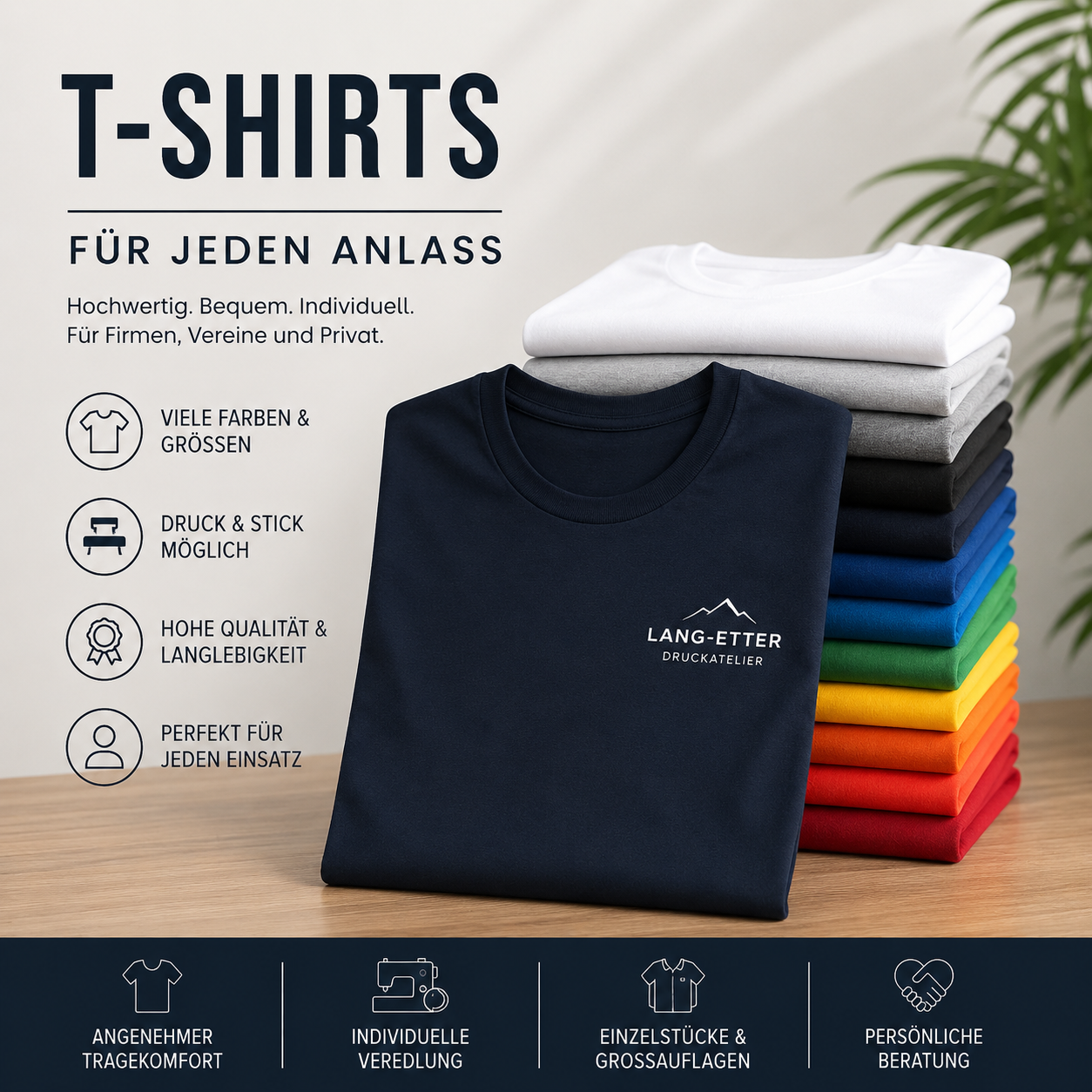 T-Shirt für jeden Anlass aus der Schweiz
